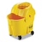 Rubbermaid Commercial 35 qt Mop Bucket and Wringer Combination, Yellow, Plastic FG759088YEL - alternate 1